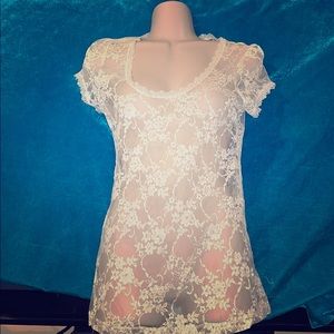 Bozzolo soft cream laced cami
